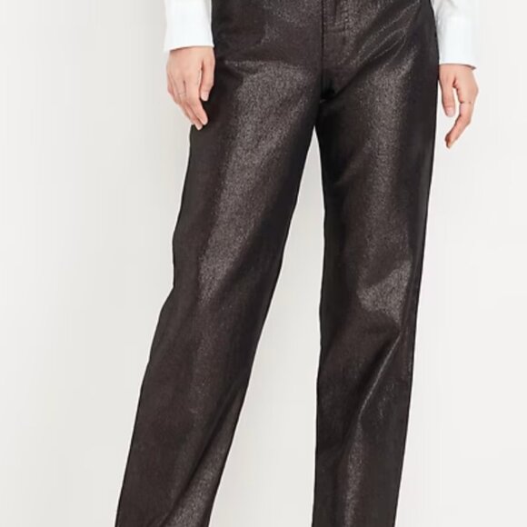 High-Waisted Shine OG Loose Jeans - Picture 2 of 5